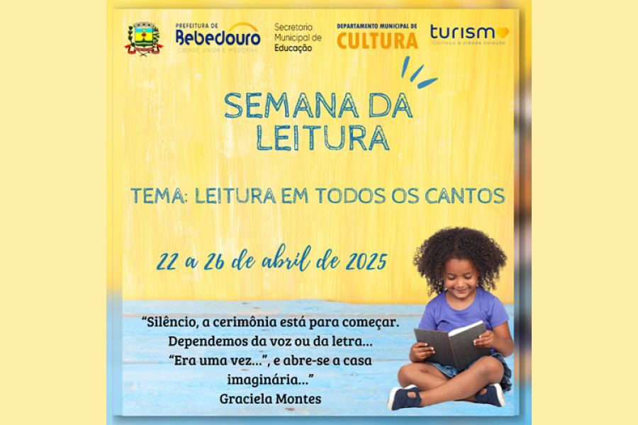 SEMEB realizará Semana da Leitura